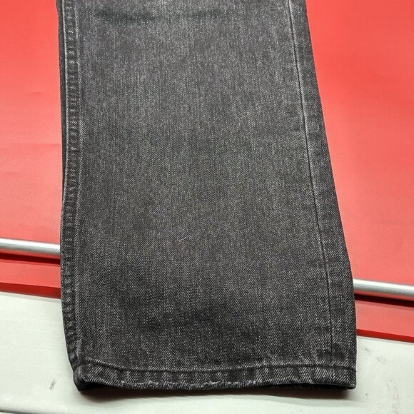 ZGY Denim Size 30 Straight Up Hi Rise Black Ashes To Ashes Trash Relaxed Fit NWT - Picture 3 of 16